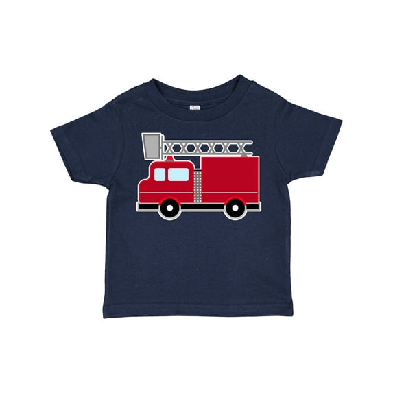 Inktastic Red Firefighter Fire Truck Boys or Girls Toddler T-Shirt