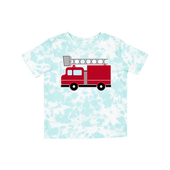 Inktastic Red Firefighter Fire Truck Boys or Girls Toddler T-Shirt