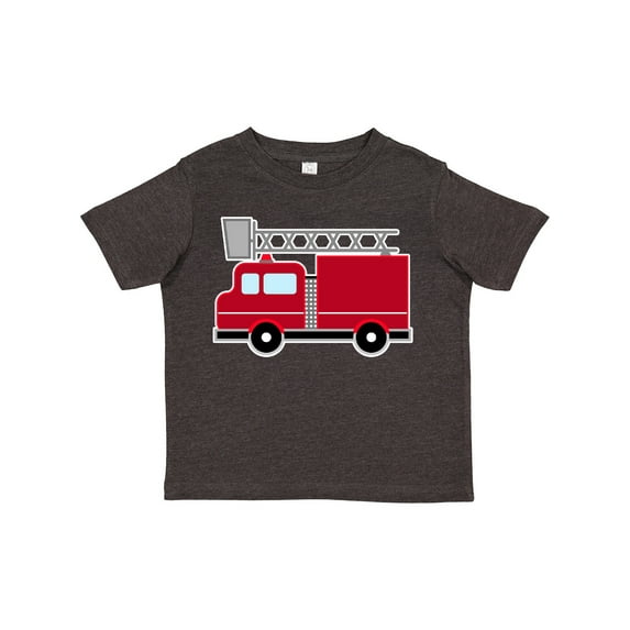 Inktastic Red Firefighter Fire Truck Boys or Girls Toddler T-Shirt