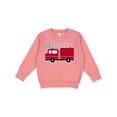 thumbnail image 1 of Inktastic Red Firefighter Fire Truck Toddler Sweatshirt, 1 of 4