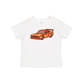 thumbnail image 1 of Inktastic Red Flames Race Car Boys or Girls Baby T-Shirt, 1 of 5