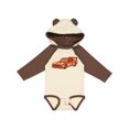 thumbnail image 1 of Inktastic Red Flames Race Car Boys or Girls Long Sleeve Baby Bodysuit, 1 of 5