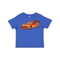thumbnail image 1 of Inktastic Red Flames Race Car Boys or Girls Toddler T-Shirt, 1 of 5