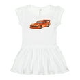 thumbnail image 1 of Inktastic Red Flames Race Car Girls Toddler Dress, 1 of 5