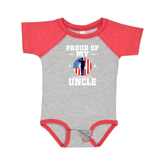 Inktastic Red Friday Military Uncle Boys or Girls Baby Bodysuit