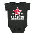 thumbnail image 1 of Inktastic Red Friday Remembering Everyone Deployed with Red American Flag Boys or Girls Baby Bodysuit, 1 of 5
