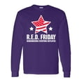thumbnail image 1 of Inktastic Red Friday Remembering Everyone Deployed with Red American Flag Long Sleeve T-Shirt, 1 of 5