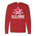 thumbnail image 1 of Inktastic Red Friday Remembering Everyone Deployed with Red American Flag Long Sleeve T-Shirt, 1 of 5