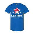thumbnail image 1 of Inktastic Red Friday Remembering Everyone Deployed with Red American Flag T-Shirt, 1 of 5