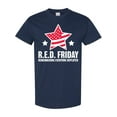 thumbnail image 1 of Inktastic Red Friday Remembering Everyone Deployed with Red American Flag T-Shirt, 1 of 5