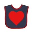 thumbnail image 1 of Inktastic Red Heart Boys or Girls Baby Bib, 1 of 4