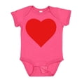 thumbnail image 1 of Inktastic Red Heart Boys or Girls Baby Bodysuit, 1 of 5