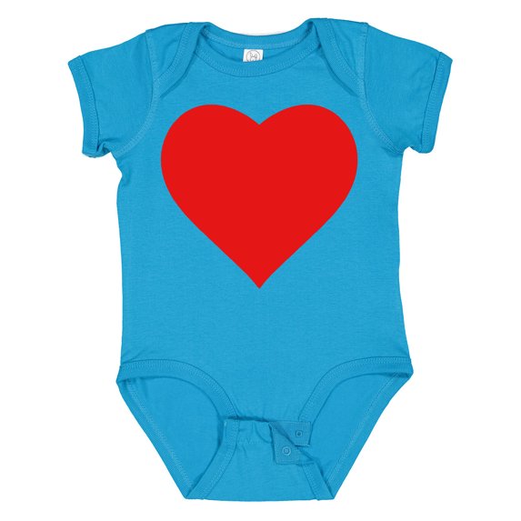 Inktastic Red Heart Boys or Girls Baby Bodysuit
