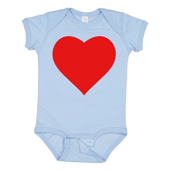 Inktastic Red Heart Boys or Girls Baby Bodysuit