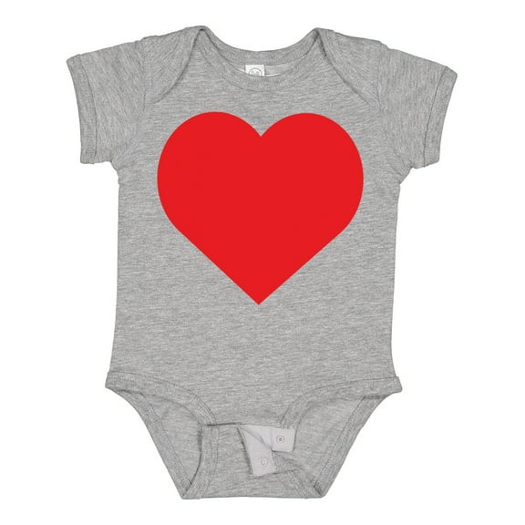 Inktastic Red Heart Boys or Girls Baby Bodysuit