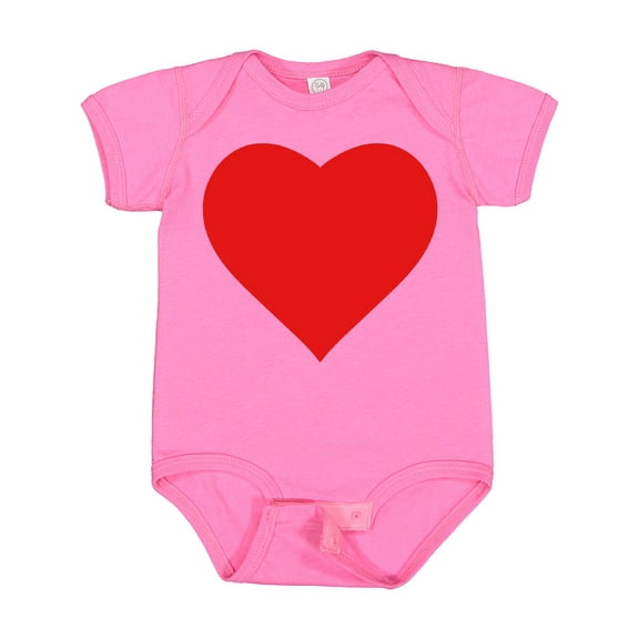 Inktastic Red Heart Boys or Girls Baby Bodysuit