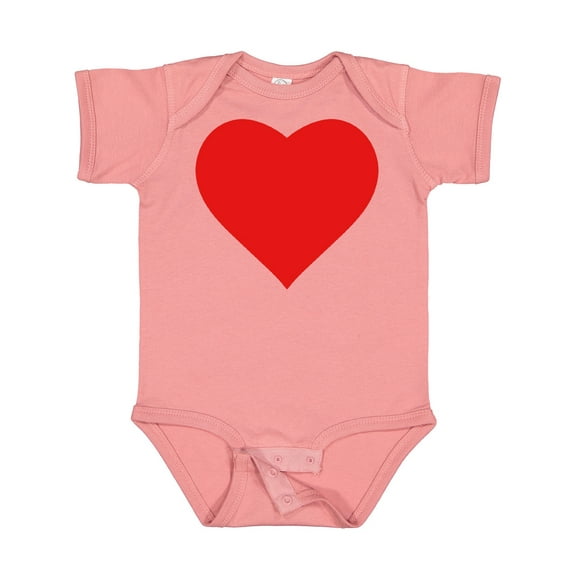 Inktastic Red Heart Boys or Girls Baby Bodysuit