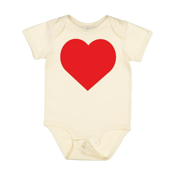 Inktastic Red Heart Boys or Girls Baby Bodysuit