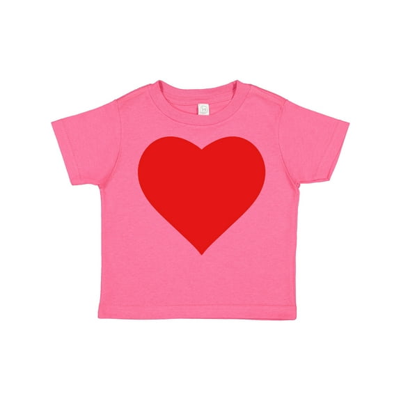 Inktastic Red Heart Boys or Girls Toddler T-Shirt