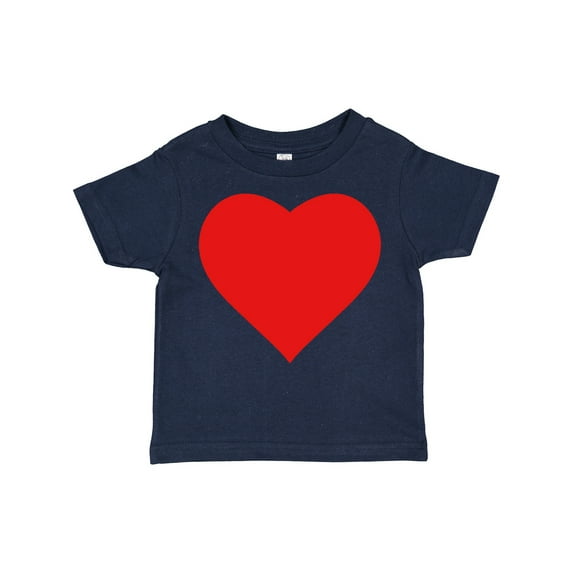 Inktastic Red Heart Boys or Girls Toddler T-Shirt