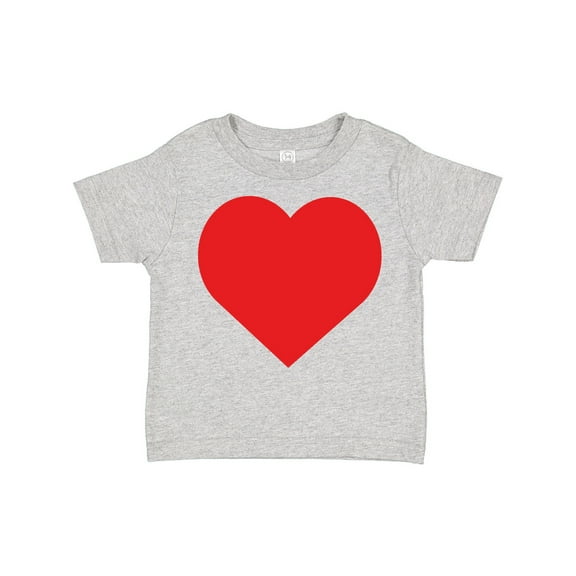 Inktastic Red Heart Boys or Girls Toddler T-Shirt