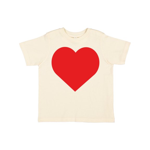 Inktastic Red Heart Boys or Girls Toddler T-Shirt