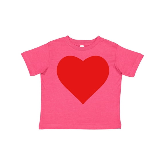 Inktastic Red Heart Boys or Girls Toddler T-Shirt
