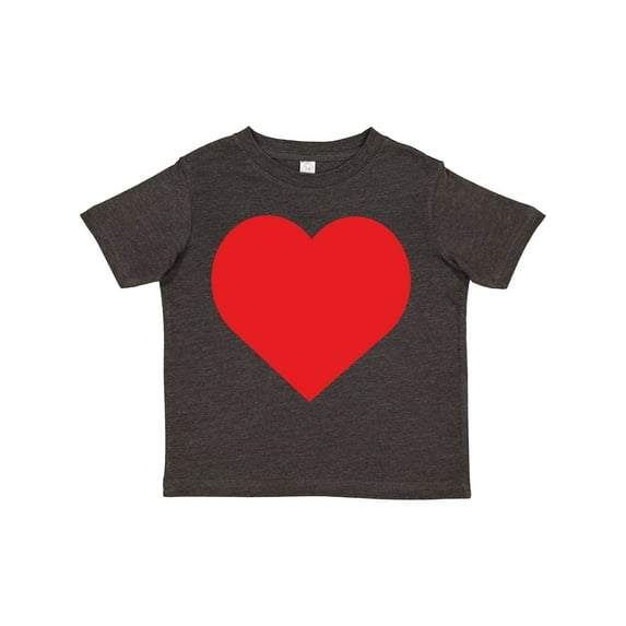 Inktastic Red Heart Boys or Girls Toddler T-Shirt