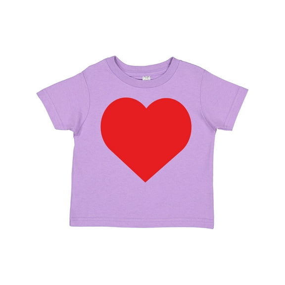 Inktastic Red Heart Boys or Girls Toddler T-Shirt