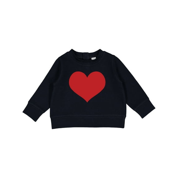Inktastic Red Heart Valentine Baby Sweatshirt