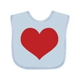 thumbnail image 1 of Inktastic Red Heart Valentine Boys or Girls Baby Bib, 1 of 4