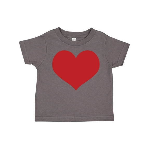 Inktastic Red Heart Valentine Boys or Girls Toddler T-Shirt