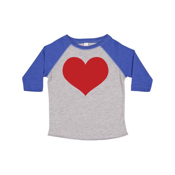 Inktastic Red Heart Valentine Boys or Girls Toddler T-Shirt