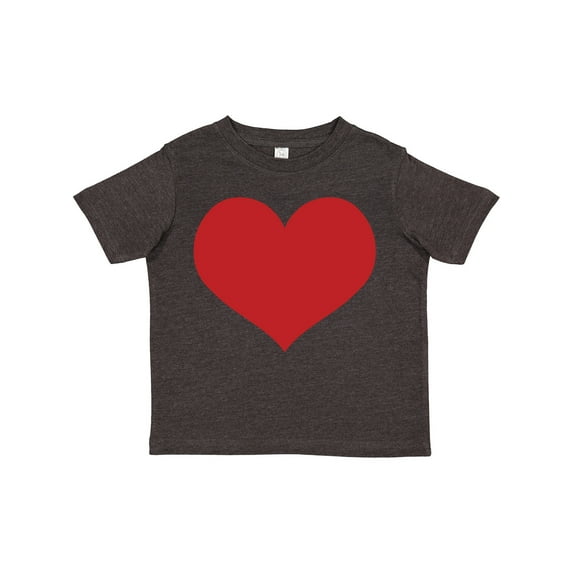 Inktastic Red Heart Valentine Boys or Girls Toddler T-Shirt