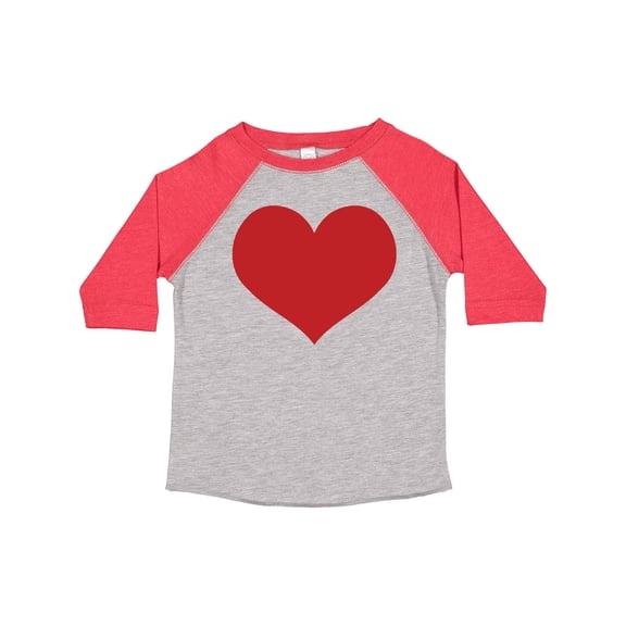 Inktastic Red Heart Valentine Boys or Girls Toddler T-Shirt