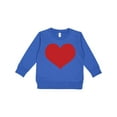 thumbnail image 1 of Inktastic Red Heart Valentine Toddler Sweatshirt, 1 of 4