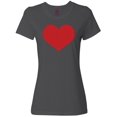 thumbnail image 1 of Inktastic Red Heart Valentine Women's T-Shirt, 1 of 4