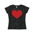 thumbnail image 1 of Inktastic Red Heart Valentine Women's T-Shirt, 1 of 5