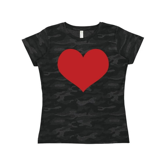 Inktastic Red Heart Valentine Women's T-Shirt