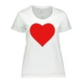 thumbnail image 1 of Inktastic Red Heart Women's Plus Size T-Shirt, 1 of 5