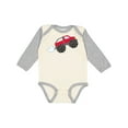 thumbnail image 1 of Inktastic Red Monster Truck Action Boys or Girls Long Sleeve Baby Bodysuit, 1 of 5