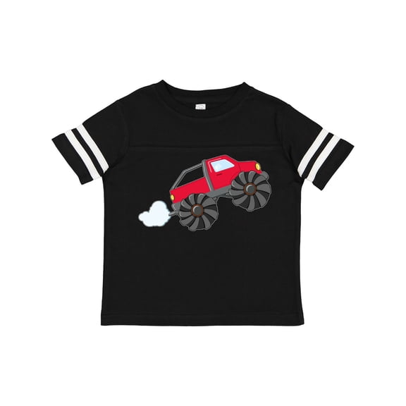 Inktastic Red Monster Truck Action Boys or Girls Toddler T-Shirt