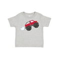 thumbnail image 1 of Inktastic Red Monster Truck Action Boys or Girls Toddler T-Shirt, 1 of 5
