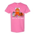 thumbnail image 1 of Inktastic Red Panda Craft All the Things T-Shirt, 1 of 5