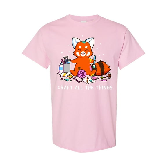 Inktastic Red Panda Craft All the Things T-Shirt