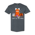thumbnail image 1 of Inktastic Red Panda Craft All the Things T-Shirt, 1 of 5