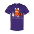 thumbnail image 1 of Inktastic Red Panda Craft All the Things T-Shirt, 1 of 5