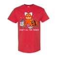 thumbnail image 1 of Inktastic Red Panda Craft All the Things T-Shirt, 1 of 5