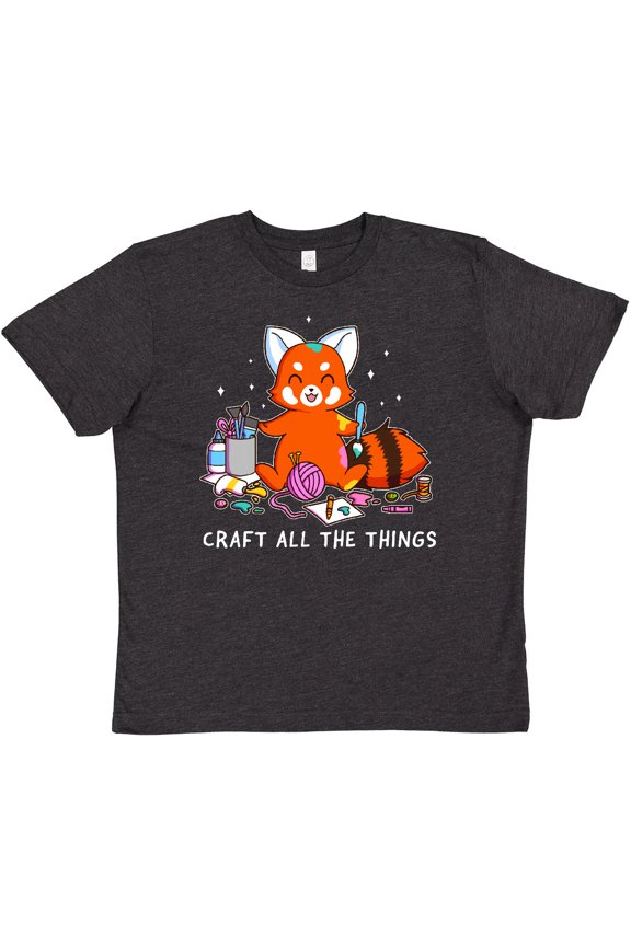 Red Panda Craft All the Things Youth T-Shirt