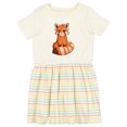 thumbnail image 1 of Inktastic Red Panda T-shirt Girls Toddler Dress, 1 of 5